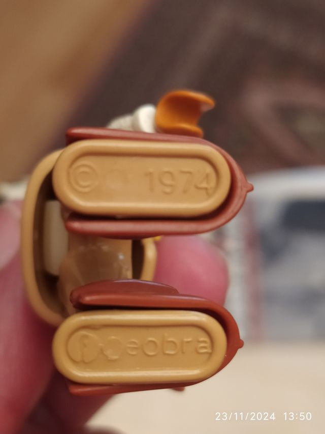 Playmobil indio canoa 1974