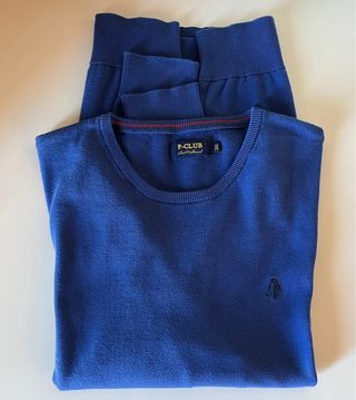 Maglione a girocollo in cotone, P-Club