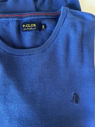 Maglione a girocollo in cotone, P-Club