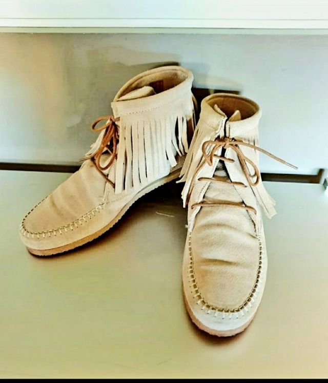 Botines boho de ante