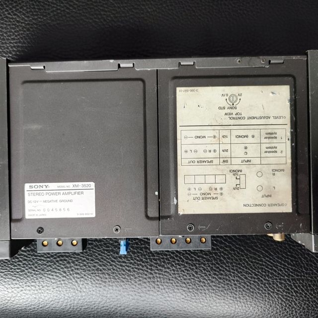 Amplificatore auto sony xm 3520