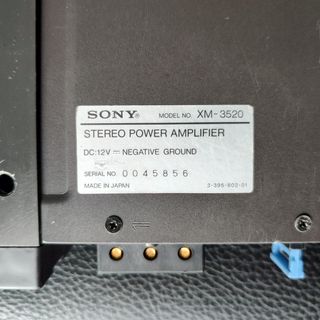 Amplificatore auto sony xm 3520