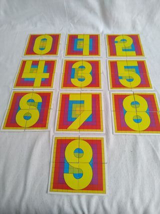 Juego infantil de mesa combi números de Didacta