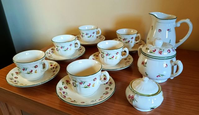 Conjunto de café San Claudio cerámica