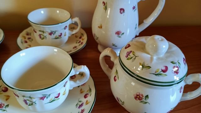 Conjunto de café San Claudio cerámica