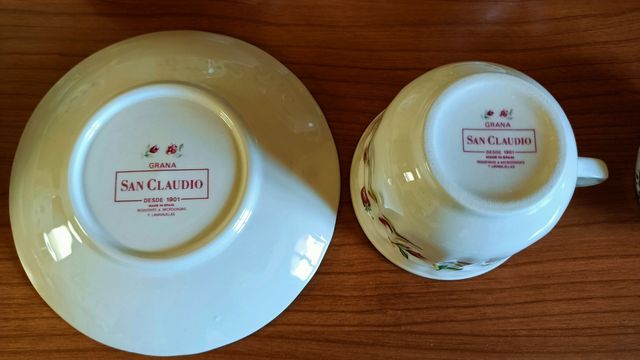 Conjunto de café San Claudio cerámica