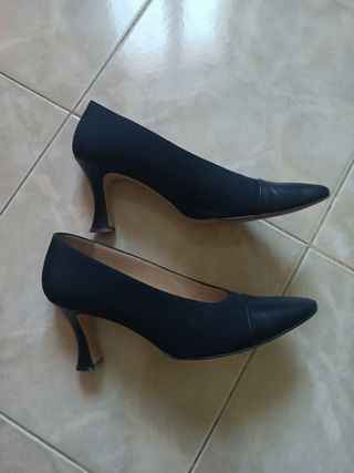 SVENDO Scarpe blu con tacco - made in Italy