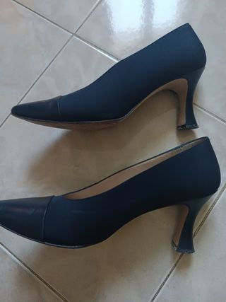 SVENDO Scarpe blu con tacco - made in Italy