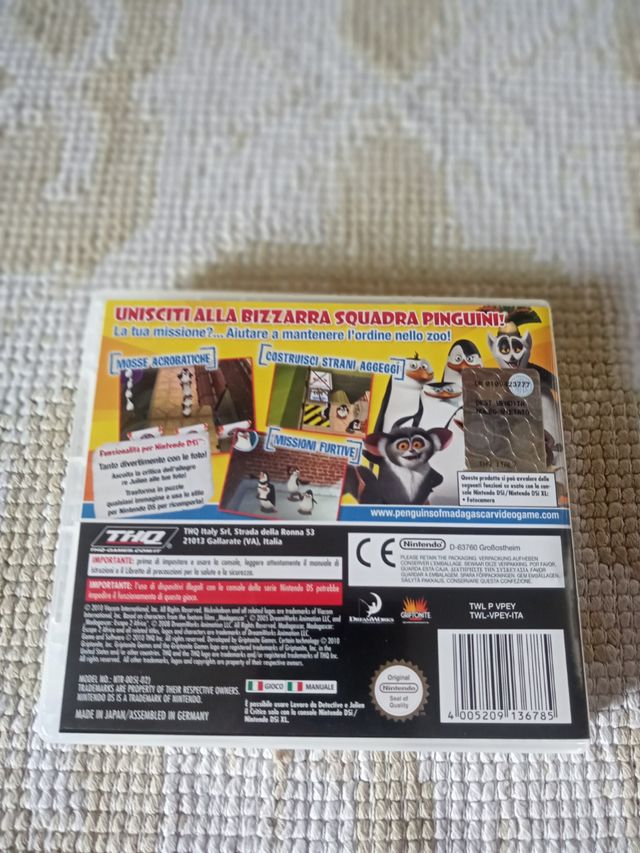 Nintendo Ds -  Pinguini di Madagascar