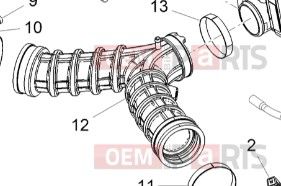 Manguera acel LIMITACION A2 35 kW MOTO GUZZI V7 V9