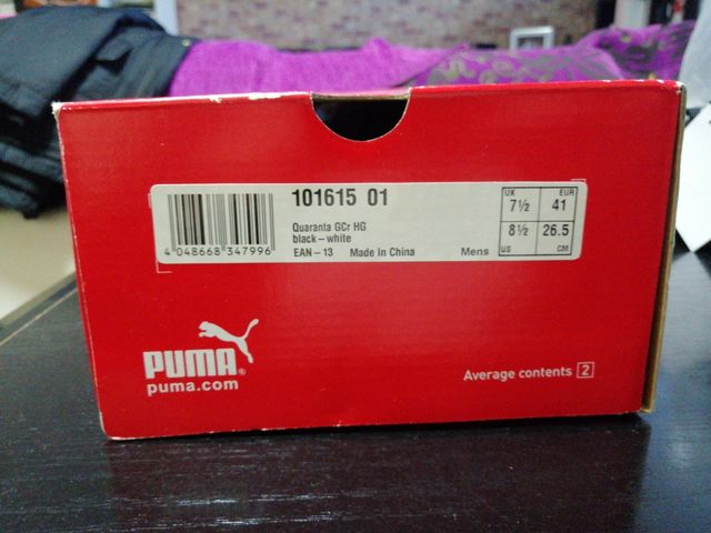 Botas fútbol puma