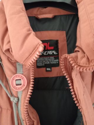 Piumino uomo X-Cape XXL arancione