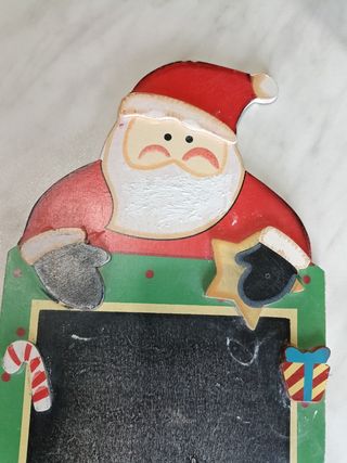 Lavagnetta di babbo natale a gesso