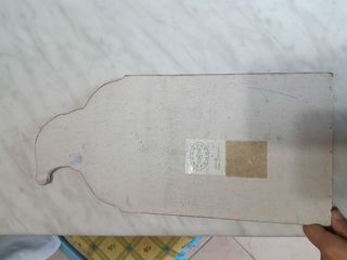 Lavagnetta di babbo natale a gesso