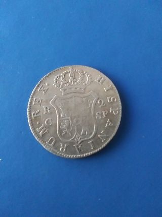2 reales 1912 , ferdin vii , cataluña