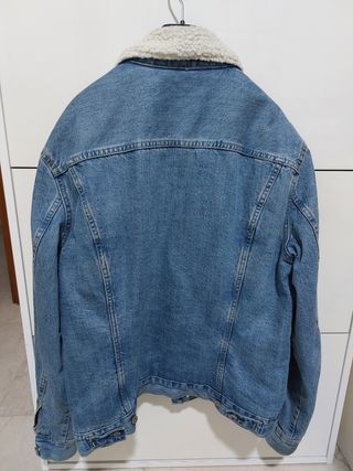 Giubbotto jeans lana