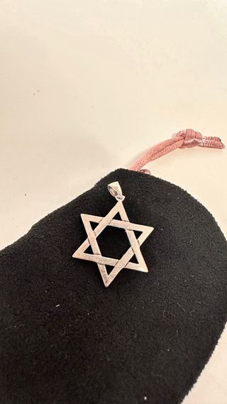 Estrella de david de plata