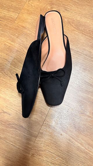 Mules de piel mujer