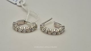 PENDIENTES ORO 18K CON DIAMANTES 