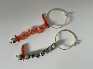 Pendientes coral