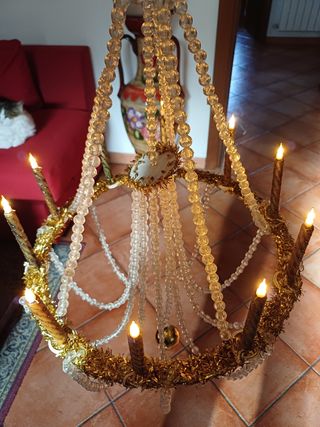 Lampadario di Natale vintage