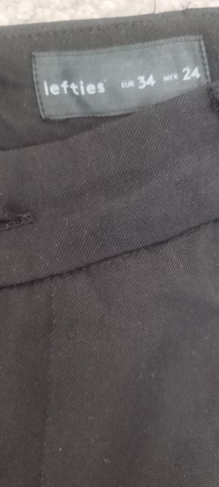 Pantalón pinzas, Lefties. Talla 34. 