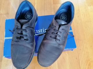 ZAPATOS DUSTIN CABALLERO PIEL AUTENTICA T-42