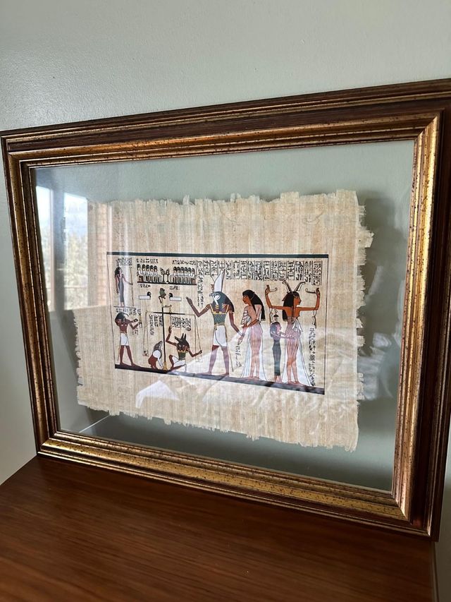 Cuadro papiro egipcio