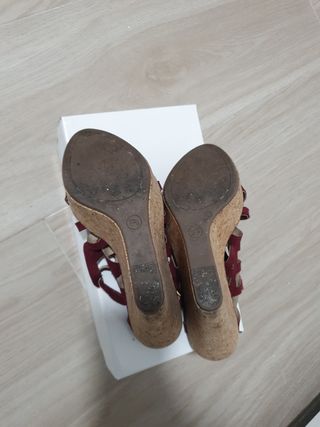 Sandalias de cuña