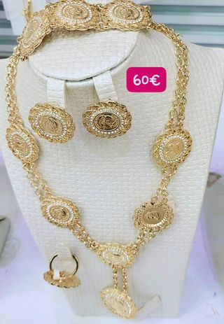 Conjuntos de oro laminado 60e