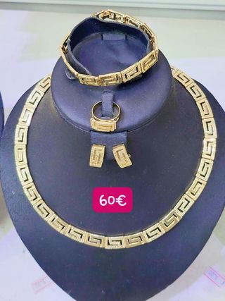 Conjuntos de oro laminado 60e