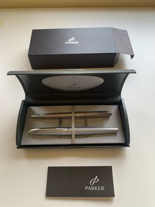 Set Estuche boligrafo y pluma Parker