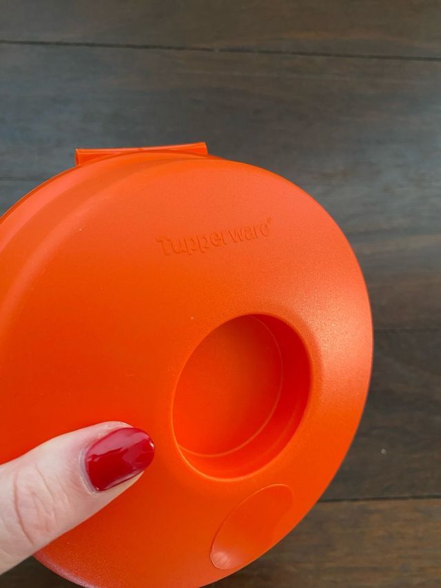 Caixa para hamburguer Tupperware