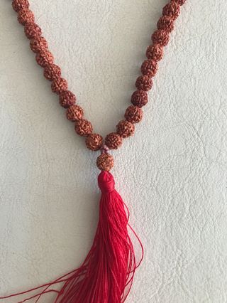 Japamala imitação sementes de Rudraksha