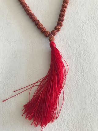 Japamala imitação sementes de Rudraksha