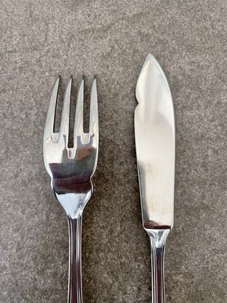 CUBIERTOS PESCADO ACERO INOXIDABLE UNA DOCENA