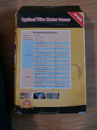 Localizador y comprobador de cables.