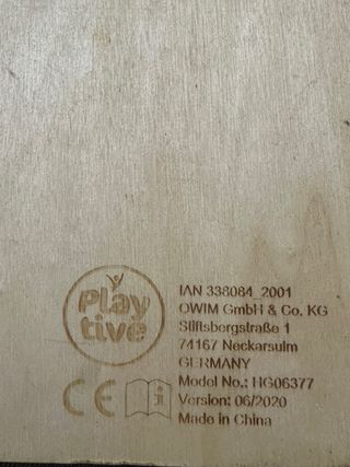 Puzzle encajable madera Playtive