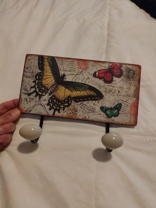 Perchero mariposa 🦋