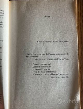 Libro “Io e te”