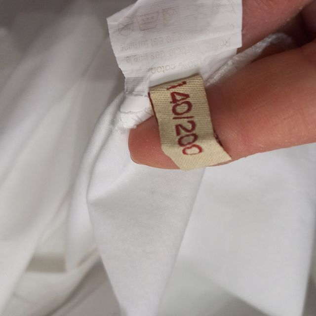 Copripiumino letto singolo.