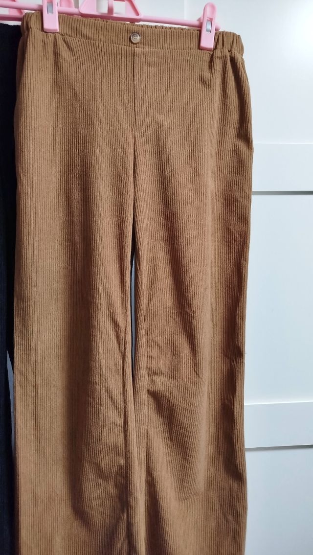 Lote pantalones 10-11 pierna ancha niña talla 1