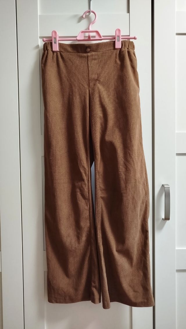 Lote pantalones 10-11 pierna ancha niña talla 1