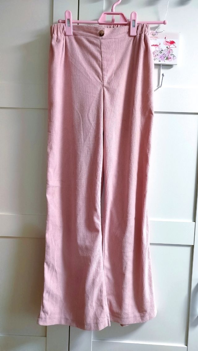 Lote pantalones 10-11 pierna ancha niña talla 1