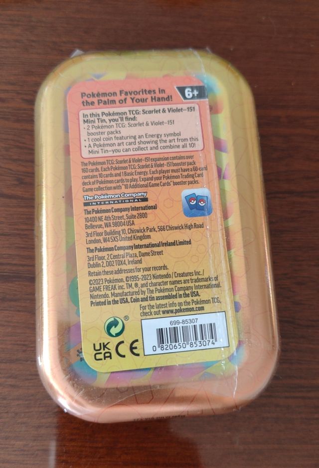 Mini lata Pokémon 151 (Meowth)