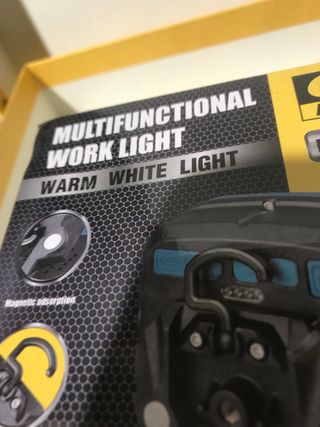 Lampada torcia led COB ricaricabile