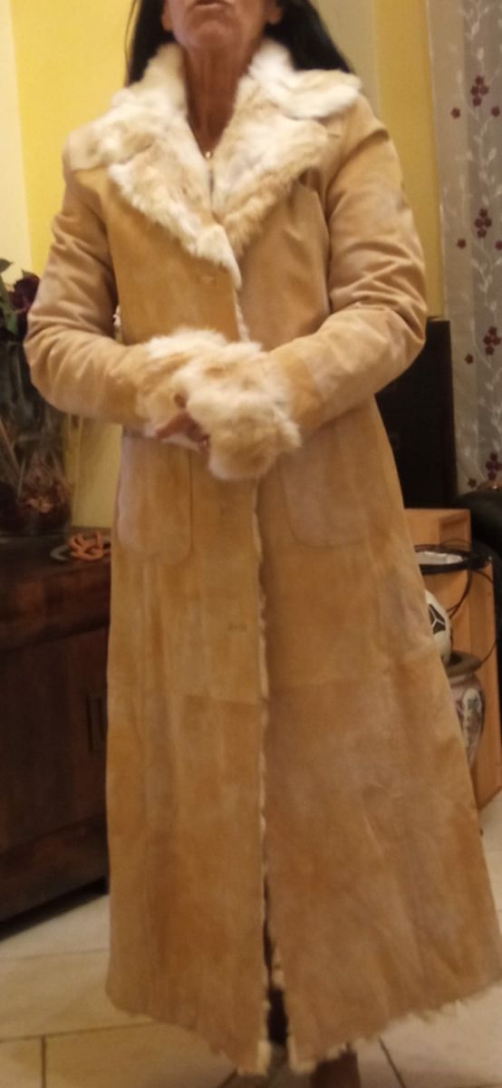 Sherling donna lungo occasione