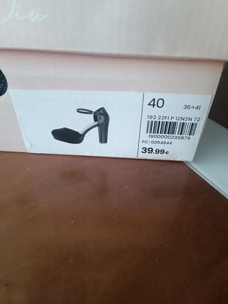 Zapatos tacón 