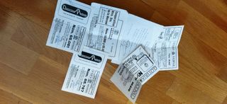 6 PARTICIPACIÓNES LOTERÍA ANTIGUAS