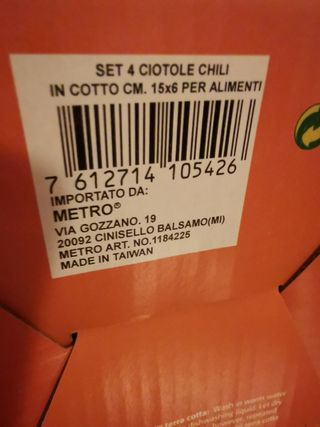 Ciotole di terra cotta